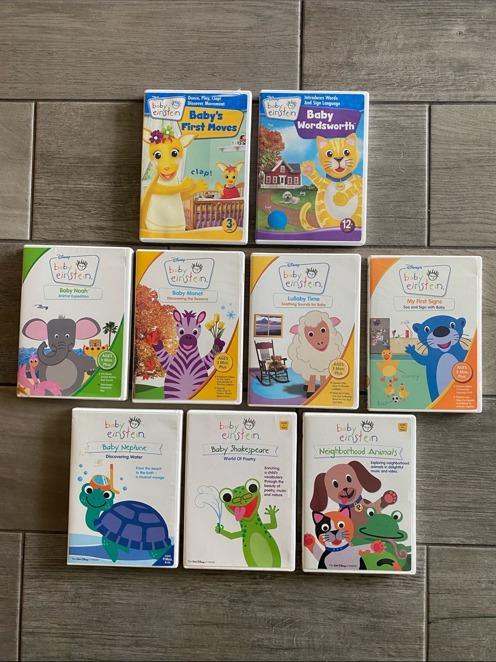 Baby Einstein DVD Collection/Lot
